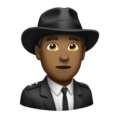 Noir fouetté sticker