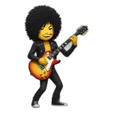 multiverse slash playing guitar sticker