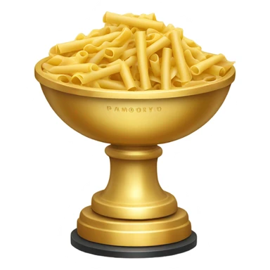 Bowl of Macaroni Golden Trophy sticker