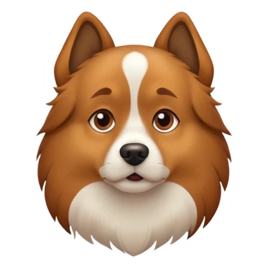 Dog side eyeing sticker