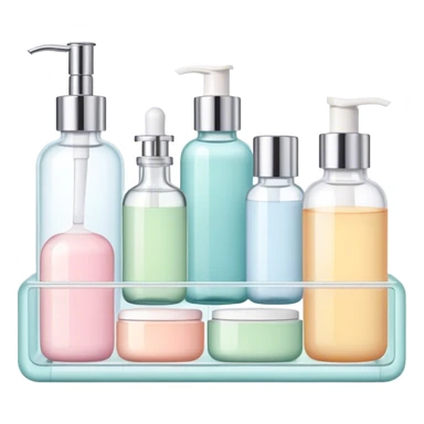 preppy skincare vanity sticker