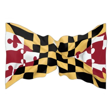 maryland flag sticker