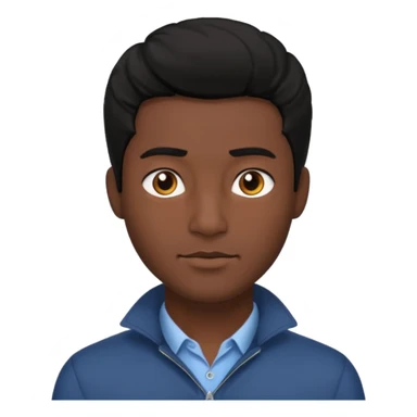 coily hair mens image sticker