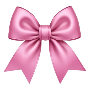 Ribbon emoji pink colour bow sticker