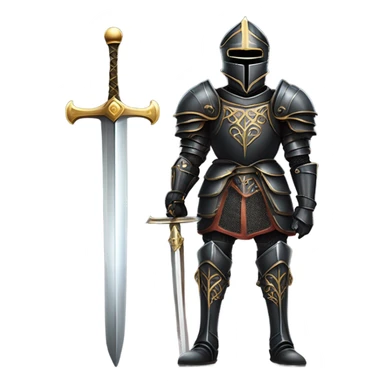 Black night amour  sticker