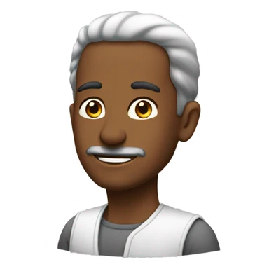 شخص يحمي نفسه من الشمس بيده sticker