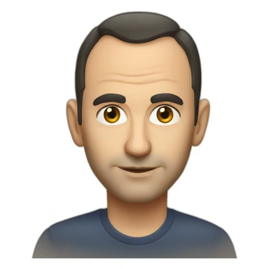 Nikos Aliagas French head sticker