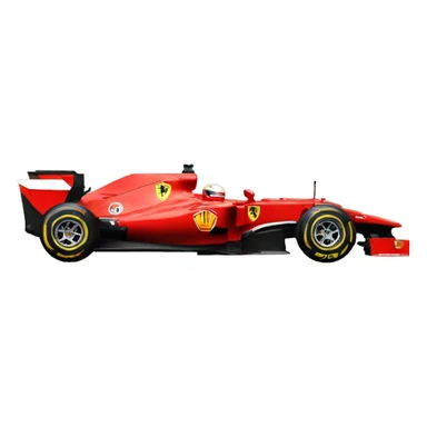 Ferrari F1 car sticker