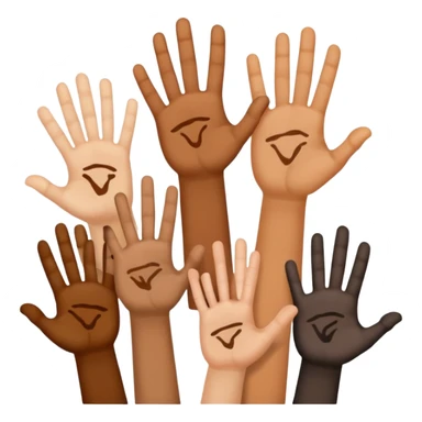 Make 7 hands each having names and the names are Oliver Aiden Ezra daddy mommy Amaya and ronin sticker