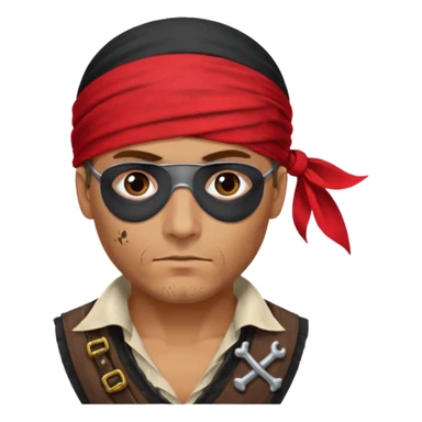A pirate sticker