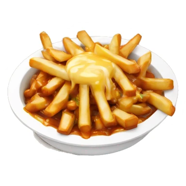 poutine qui mange de la poutine sticker