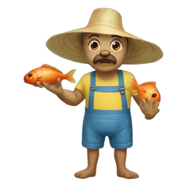 cangrejo cocinero en el agua sticker