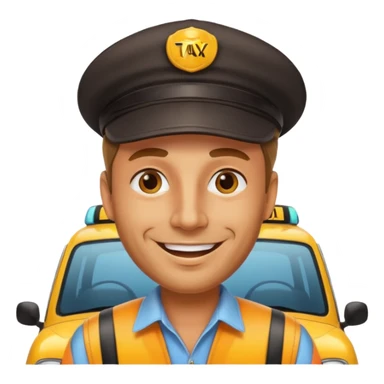 taxi driver sticker