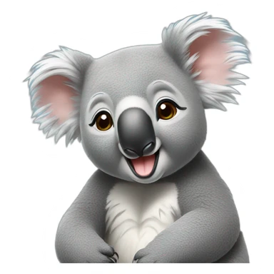 Koala qui fait un bisou sticker