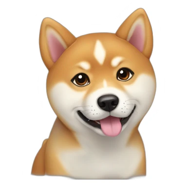 Shiba inu puppy sticker