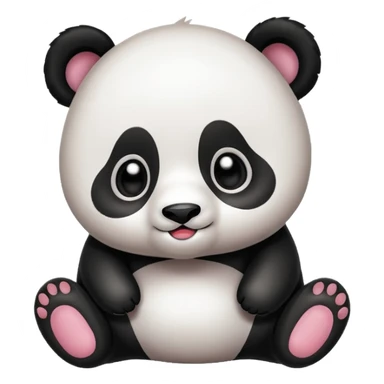 baby panda sticker