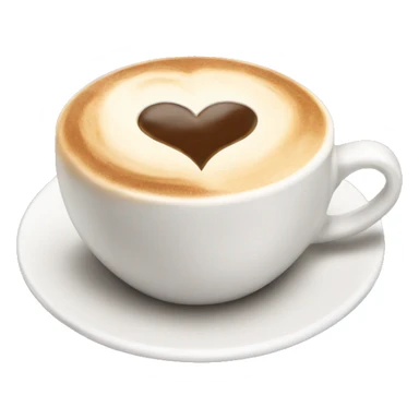 cappucino heart emoji sticker