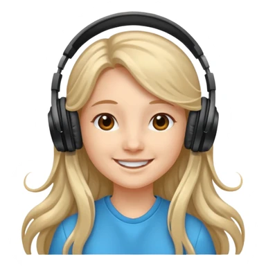 Headphones princess sticker