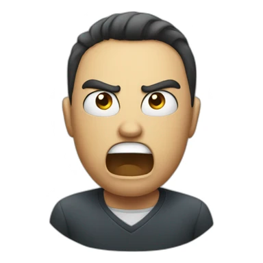 angry speach bubble sticker