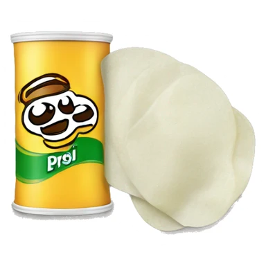 sour cream and onion Pringles emoji sticker