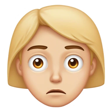 Salty offended face sticker