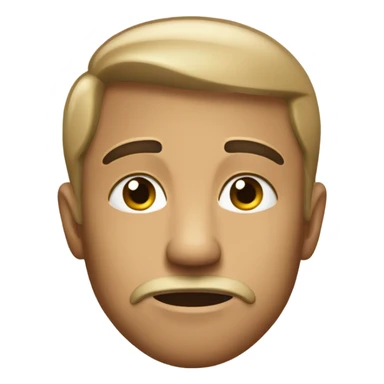 serious emoji with cheekbones  sticker