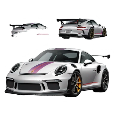 Porsche 911 gt3 rs sticker