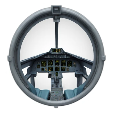 Plane cockpit sticker