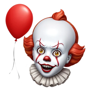 Pennywise balloon sticker