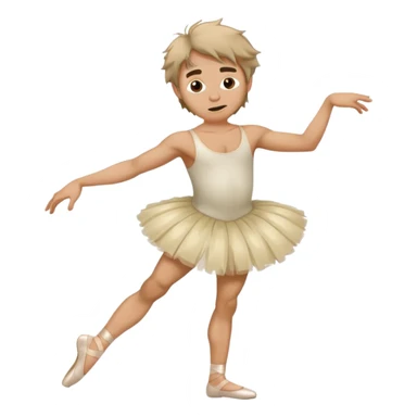 Drunk man balet  sticker