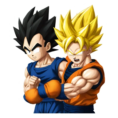Goku vs Vegeta sticker