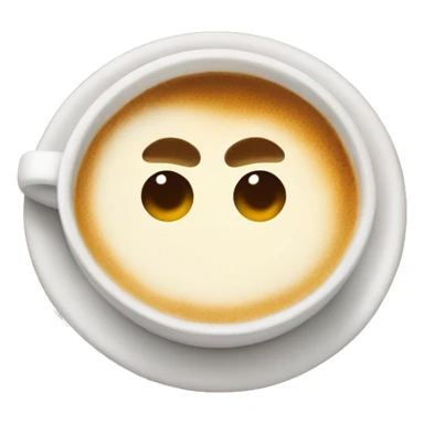 flat white coffee sticker