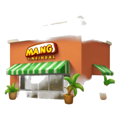 Mang inasal restaurant sticker