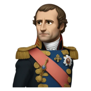 Macron napoleon sticker