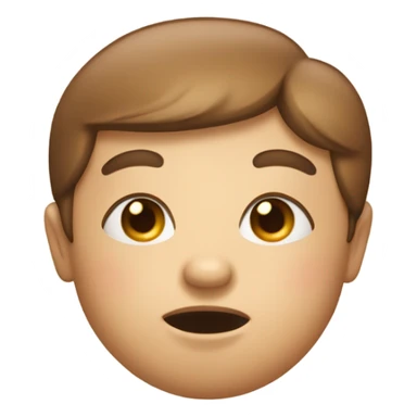 Blushing kissy face  sticker