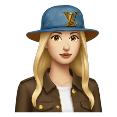 Louis Vuitton cap sticker