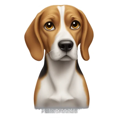 Very hungry beagle sticker