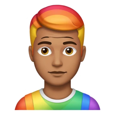  Man Gay rainbow skin  sticker