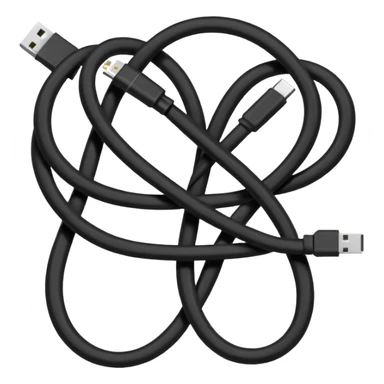 Tangled Cables sticker