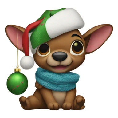 Christmas stitch sticker