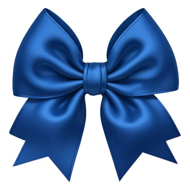 dark blue hairbow  sticker