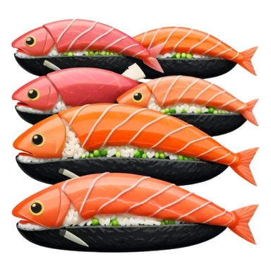 sushi rosa sticker
