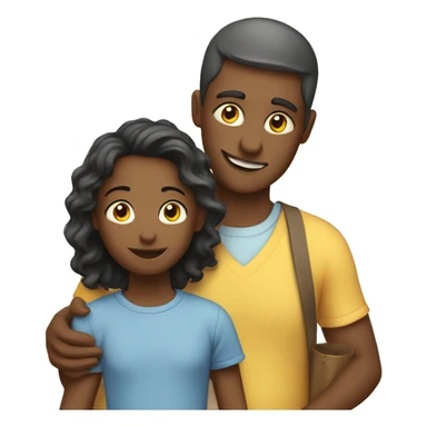 parent helping kid with home sticker