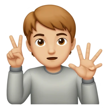 Mad flipping off sticker