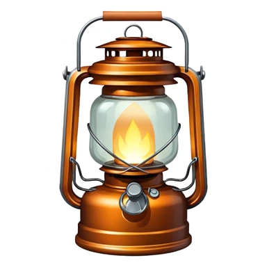camping lantern sticker