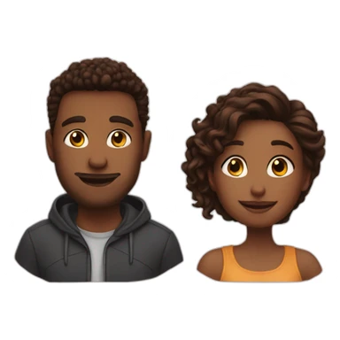 Me and my gf sticker