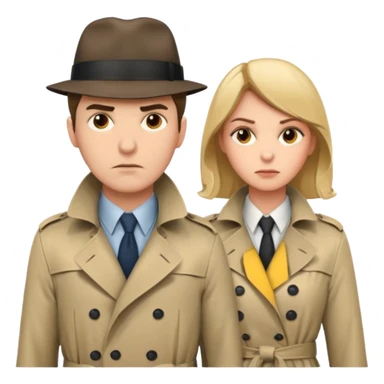 show they're detectives please  sticker