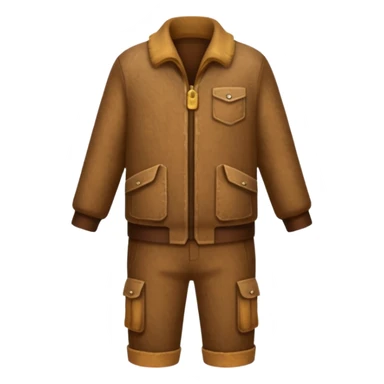 brown costume sticker