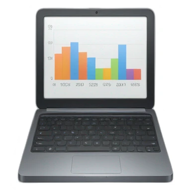 laptop analytics sticker