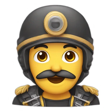 Kawaii concistador sticker